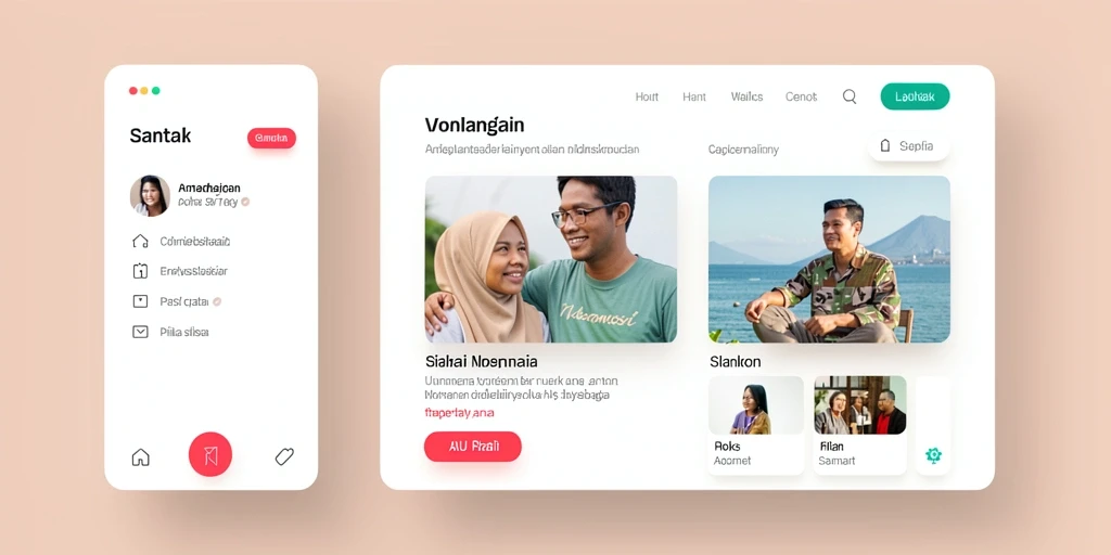 Tampilan antarmuka yang mudah digunakan dan navigasi yang nyaman.