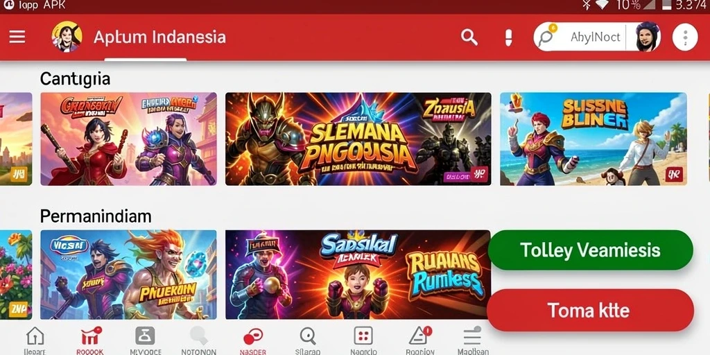 Karakter unik yang dapat dipilih sesuai gaya bermain.