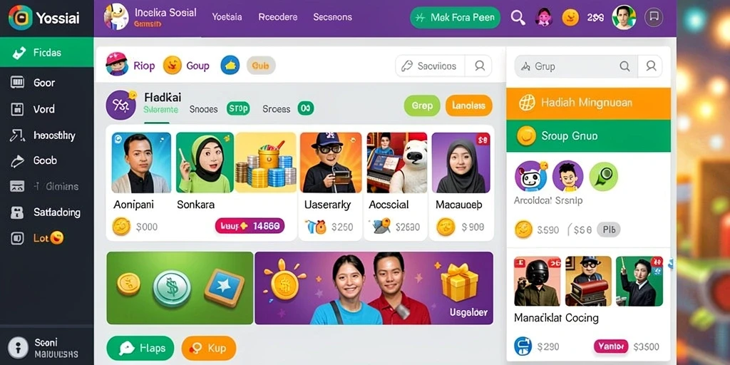 Interaksi cerdas antara pemain dan lingkungan.