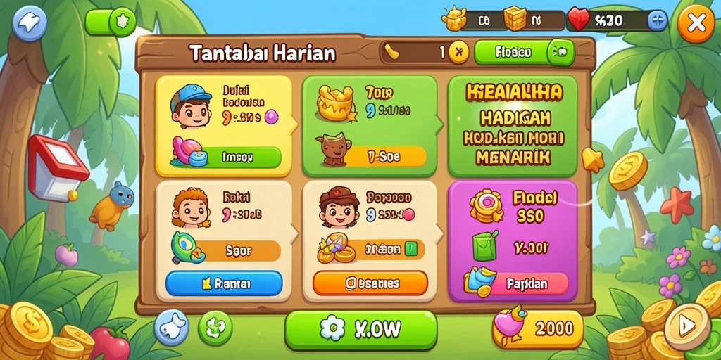 Hadiah dan bonus setiap hari untuk pengguna baru.